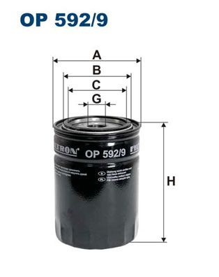 OP5929 FILTRON Масляный фильтр