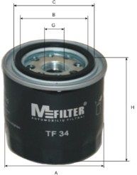 TF34 MFILTER Масляный фильтр
