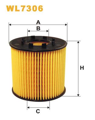 WL7306 WIX FILTERS Масляный фильтр