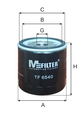 TF6540 MFILTER Масляный фильтр