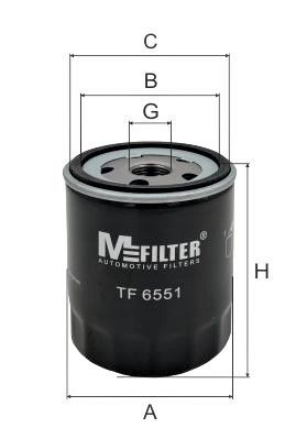 TF6551 MFILTER Масляный фильтр