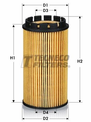 OL0113E TECNECO FILTERS Масляный фильтр