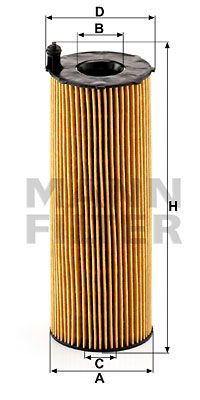 HU831x MANN-FILTER Масляный фильтр