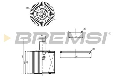 FL0252 BREMSI Масляный фильтр