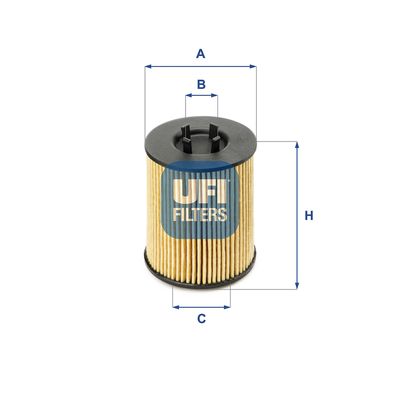 2501700 UFI Масляный фильтр