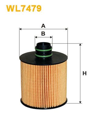 WL7479 WIX FILTERS Масляный фильтр