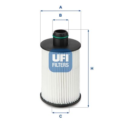 2508800 UFI Масляный фильтр
