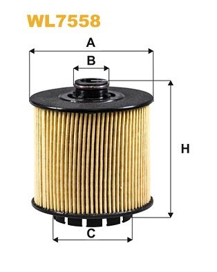 WL7558 WIX FILTERS Масляный фильтр