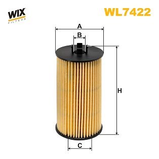 WL7422 WIX FILTERS Масляный фильтр