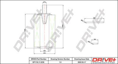 DP1110110235 Dr!ve+ Масляный фильтр