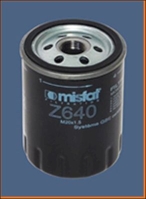 Z640 MISFAT Масляный фильтр