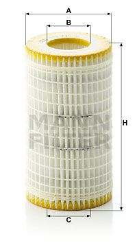 HU7185x MANN-FILTER Масляный фильтр