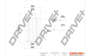 DP1110110333 Dr!ve+ Масляный фильтр