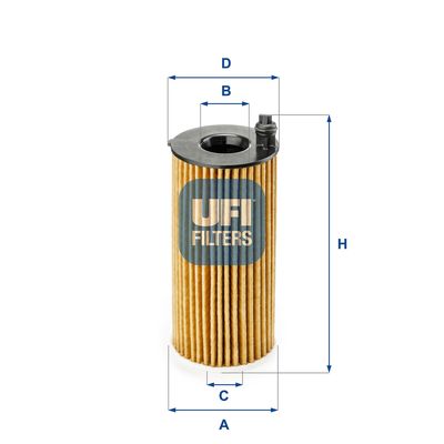 2518800 UFI Масляный фильтр