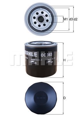 OC383 KNECHT Масляный фильтр