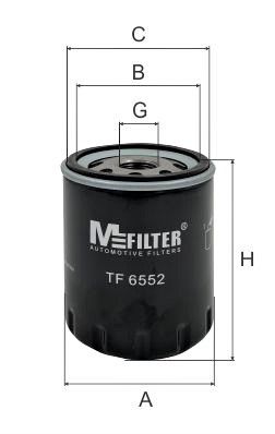 TF6552 MFILTER Масляный фильтр
