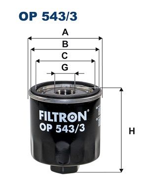 OP5433 FILTRON Масляный фильтр