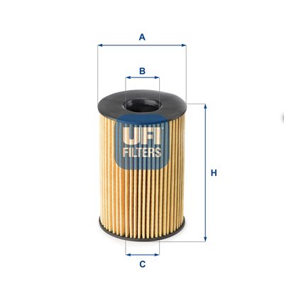 2520100 UFI Масляный фильтр