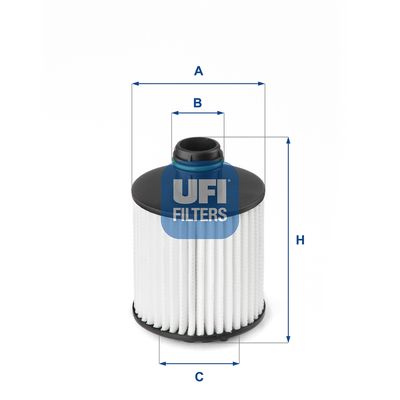 2513900 UFI Масляный фильтр