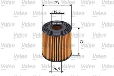 586523 VALEO Масляный фильтр