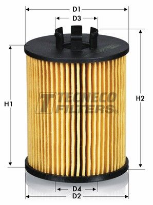 OL0203E TECNECO FILTERS Масляный фильтр