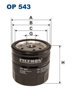 OP543 FILTRON Масляный фильтр