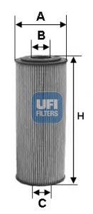 2509900 UFI Масляный фильтр