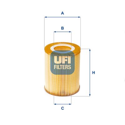2515200 UFI Масляный фильтр