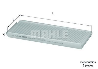 WG1215391 WILMINK GROUP Фильтр, воздух во внутренном пространстве