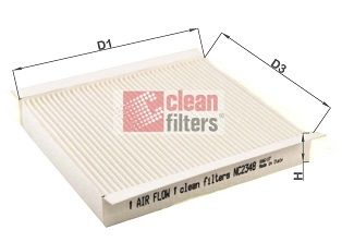 NC2348 CLEAN FILTERS Фильтр, воздух во внутренном пространстве