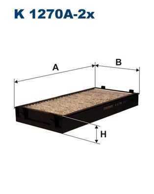 K1270A2x FILTRON Фильтр, воздух во внутренном пространстве
