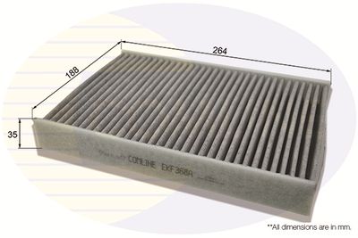 EKF368A COMLINE Фильтр, воздух во внутренном пространстве