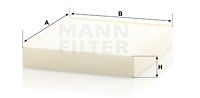CU28009 MANN-FILTER Фильтр, воздух во внутренном пространстве