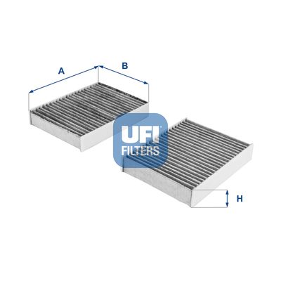 5410400 UFI Фильтр, воздух во внутренном пространстве