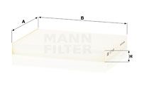 CU21009 MANN-FILTER Фильтр, воздух во внутренном пространстве