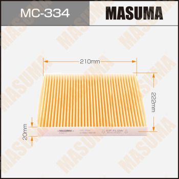 MC334 MASUMA Фильтр, воздух во внутренном пространстве