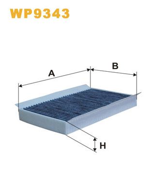 WP9343 WIX FILTERS Фильтр, воздух во внутренном пространстве