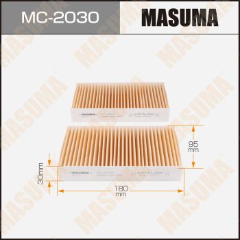 MC2030 MASUMA Фильтр, воздух во внутренном пространстве