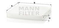CU2358 MANN-FILTER Фильтр, воздух во внутренном пространстве
