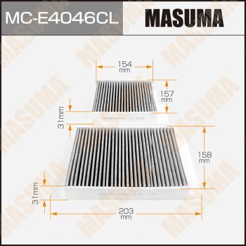 MCE4046CL MASUMA Фильтр, воздух во внутренном пространстве