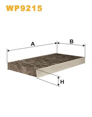 WP9215 WIX FILTERS Фильтр, воздух во внутренном пространстве