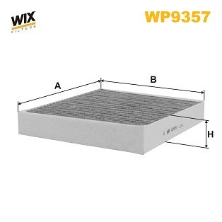 WP9357 WIX FILTERS Фильтр, воздух во внутренном пространстве