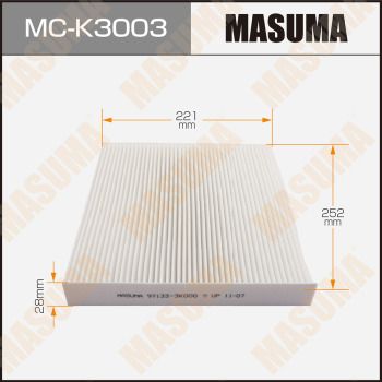 MCK3003 MASUMA Фильтр, воздух во внутренном пространстве