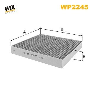 WP2245 WIX FILTERS Фильтр, воздух во внутренном пространстве