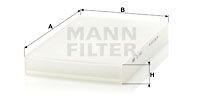 CU3192 MANN-FILTER Фильтр, воздух во внутренном пространстве