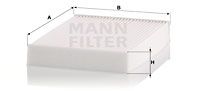 CU25012 MANN-FILTER Фильтр, воздух во внутренном пространстве