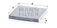 CUK22021 MANN-FILTER Фильтр, воздух во внутренном пространстве