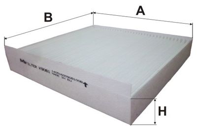 K9081 MFILTER Фильтр, воздух во внутренном пространстве