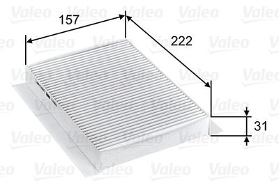 715809 VALEO Фильтр, воздух во внутренном пространстве