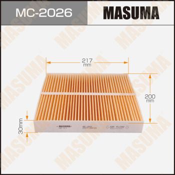 MC2026 MASUMA Фильтр, воздух во внутренном пространстве